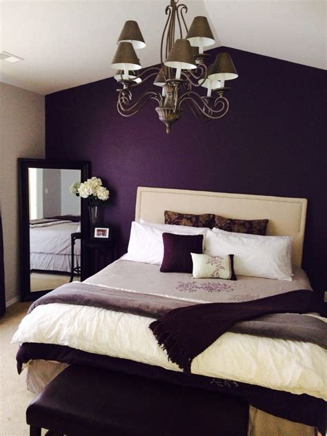 Purple Accent Wall In Bedroom - agoinspire