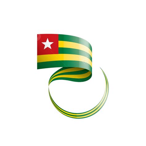 Togo Bandera Vector País Ilustración PNG Vacaciones Símbolo El