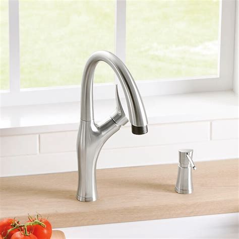 Blanco Artona Pvd Steel Single Handle Pull Down Kitchen Faucet With