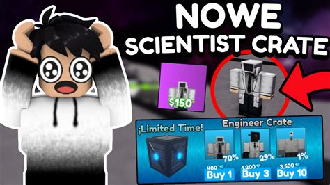 Nowe Scientist Crate JuŻ SĄ W Nowym Skibidi Toilet Tower Defense W Roblox Youtube