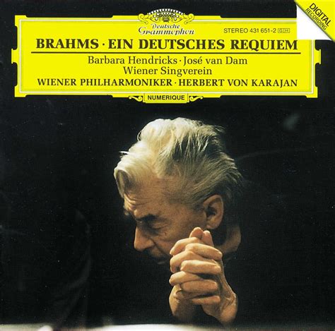 Ein Deutsches Requiem Hendricks Dam Karajan Herbert Von WP Amazon