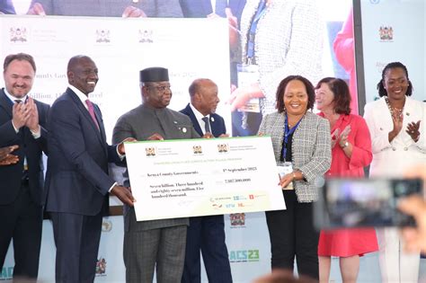 Waigurus Statement After Receiving Sh 72 Billion Cheque From