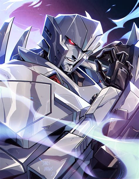 Megatron Transformers Earthspark Print Etsy