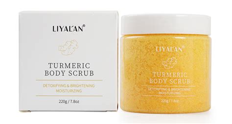 Liyalan Turmeric Body Scrub Moisturizing And Exfoliating Body Face Hand Foot