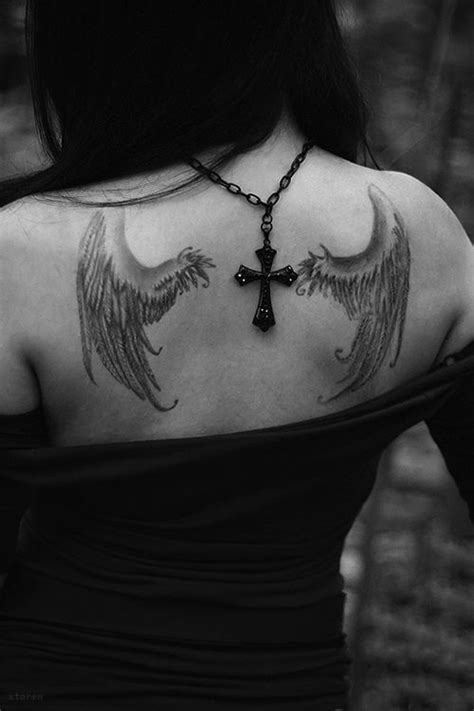 ♦♦♦♏♦gothic♦♏♦♦♦ Angel Tattoo Angel Tattoo Designs Wings Tattoo