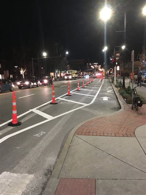 Mass Ave / Central Square gets protected bike lanes : r/boston