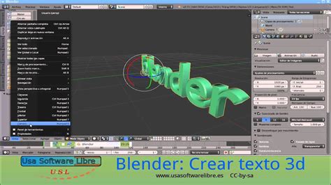 Blender Crear Texto 3d YouTube