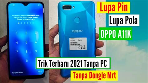 Cara Buka Pin Buka Pola Oppo A K Tanpa Pc Trik Terbaru Youtube