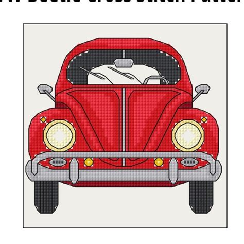 Vw Beetle Embroidery Etsy