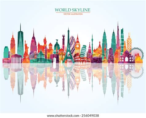 Travel Tourism Background Stock Vector (Royalty Free) 256049038