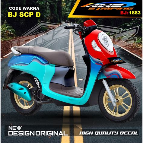 Jual Sticker Decal Full Body Scoopy Sticker All New Scoopy Stiker