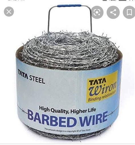 Iron Galvanized Tata Gi Barbed Wire Mm At Kg In Jangaon Id