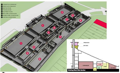 Photos: Northern Illinois unveils Huskie Stadium stadium renovations ...