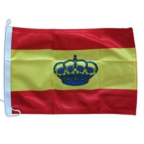 Bandera de españa con corona Adhesivo para náutica deportiva