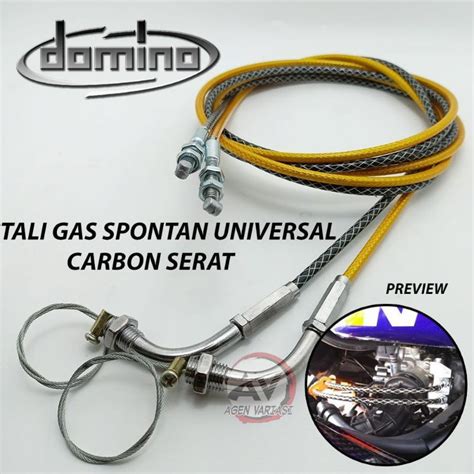 Jual Kabel Gas Spontan Serat Carbon Karbon Tali Gas Spontan Ukuran