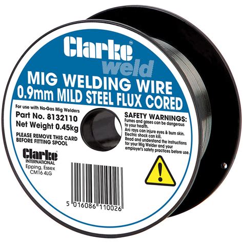 Clarke Flux Cored Welding Wire Mm Kg Machine Mart