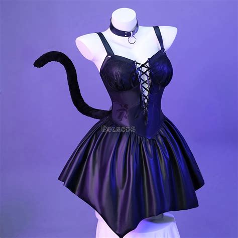 Halloween Cat Girl Cosplay Costume