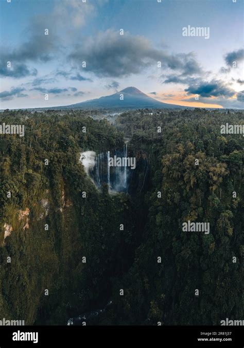 View From Above Stunning Aerial View Of The Tumpak Sewu Waterfalls