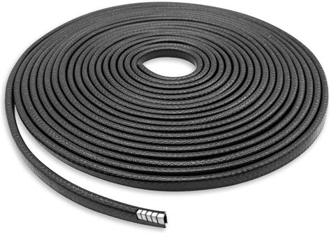 WAIZHIUA 10M 32FT Car Door Edge Protector Black Rubber Seal U Shape Car