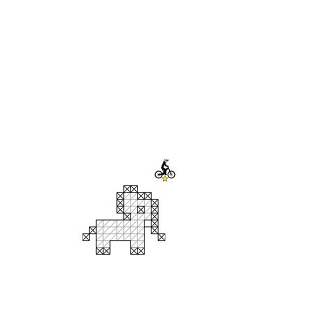 My First Pixel Art By Angrybeep Free Rider Hd Track