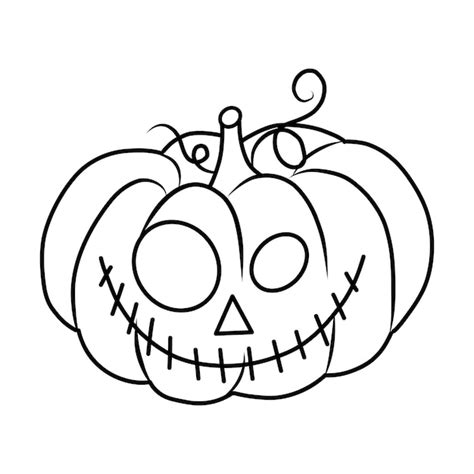 Premium Vector Halloween Pumpkin Scary Halloween Pumpkin Faces Vector