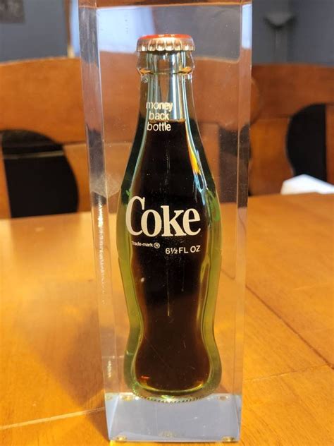 Vintage Coca-cola Original Recipe Glass Bottle Display - Etsy