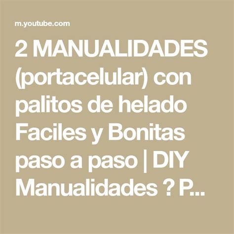 2 MANUALIDADES Portacelular Con Palitos De Helado Faciles Y Bonitas