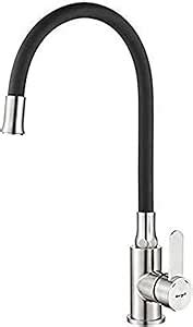 Ibergrif Black Kitchen Sink Mixer Tap With Pull Out Dual Function