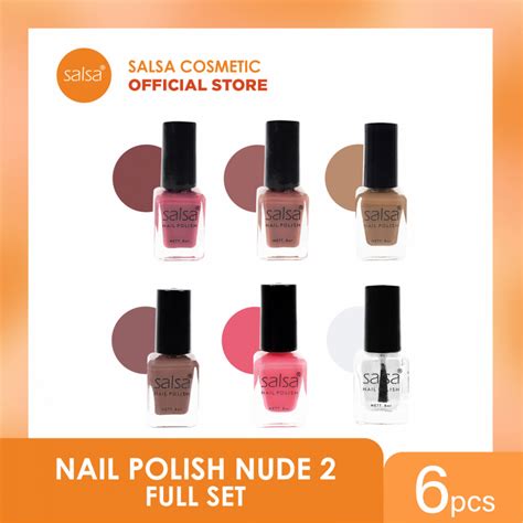 SALSA Nail Polish Nude 2 Full Set Salsa Cosmetics