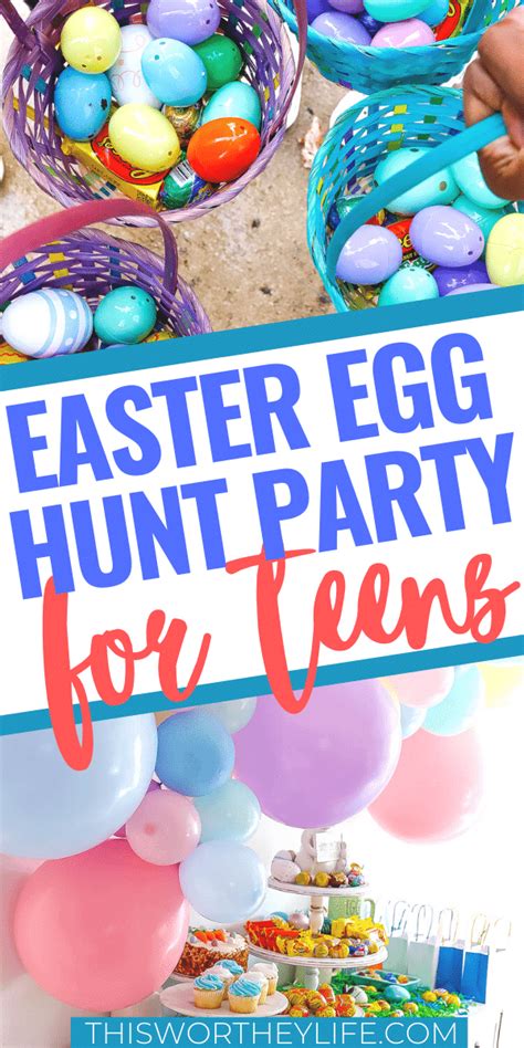 Easter Egg Hunt For Teens Easter Egg Party Idea Decorating Contest