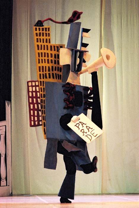 Pablo Picasso Cubist Costume From Ballet Parade Pablo Picasso