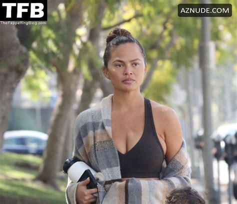 Chrissy Teigen Sexy Seen Flaunting Her Hot Figure In Beverly Hills AZNude