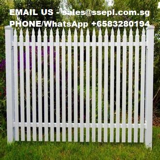 Anti Rotten Picket Fence Singapore Specialized Engineering Pte Ltd