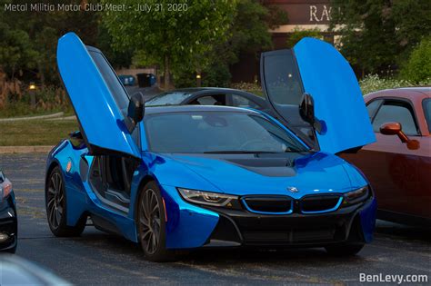 BMW I8 With Shiny Blue Wrap BenLevy