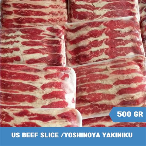 Jual Us Beef Slice Daging Slice Yoshinoya Yakiniku Gram Shopee