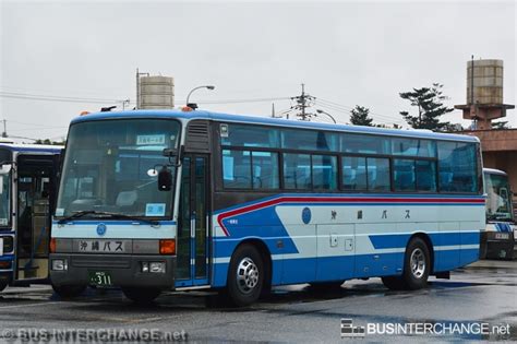 沖縄 22 き 311 Okinawa Bus Mitsubishi Fuso Aero Bus Bus Interchange