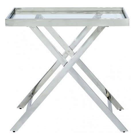 Evan Stainless Steel Console Table Stainless Steel Console Table