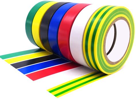 Electrical Tape 7 Pack 7 Color, Strong Adhesive Insulation Tapes