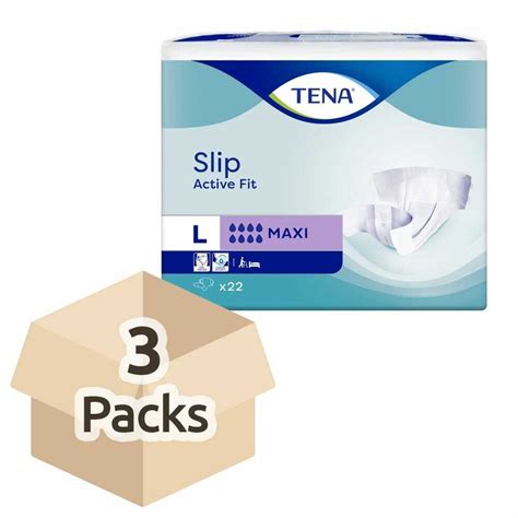 Tena Slip Active Fit Maxi Large Case Of Packs Of