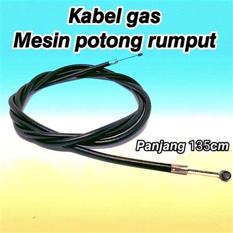 Jual Kabel Gas Mesin Potong Rumput Gendong 2 Tak Tali Seling Gas