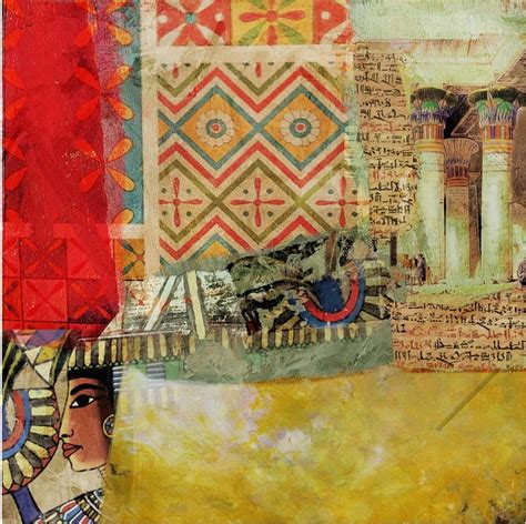 Beautiful Abstract Egyptian Culture Pharaoh Painting Print Etsy