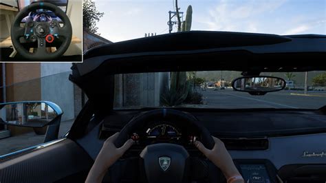 Lamborghini Sian Forza Horizon 5 Cockpit View Gameplay Logitech