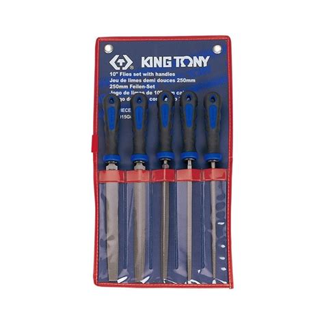 KING TONY (Кинг Тони) Набор напильников 250 мм, двухкомпонентные ...