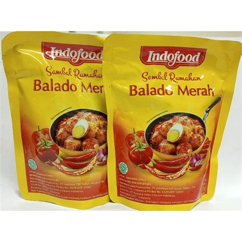 MERAH Indofood Red Sambal 200gr Shopee Malaysia