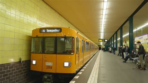 U Bahn Berlin Ausfahrt F Drehstromer Mit Als U Aussetzer In