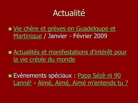 PPT De Kapeskréyol à Potomitan Naissance et évolution dun site web