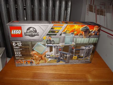 Lego Jurassic World Stygimoloch Breakout 75927 Nib 222 Pcs 2018 Ebay