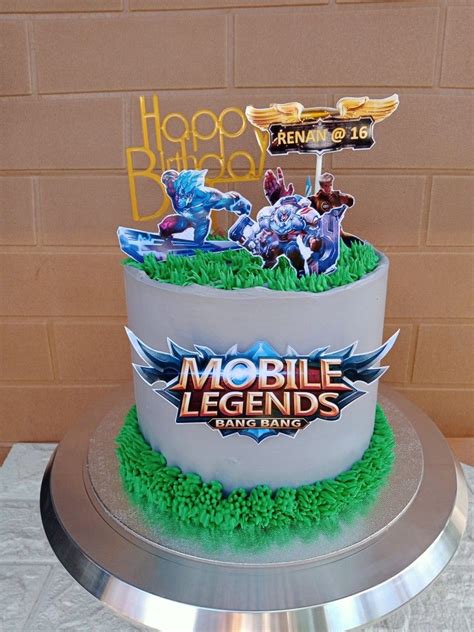 Mobile Legend Cake Mobile Legends Themed Cakes Cake Designs Birthday