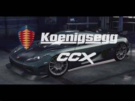 Need For Speed No Limits Koenigsegg CCX Maximal PR Unlock Tuning