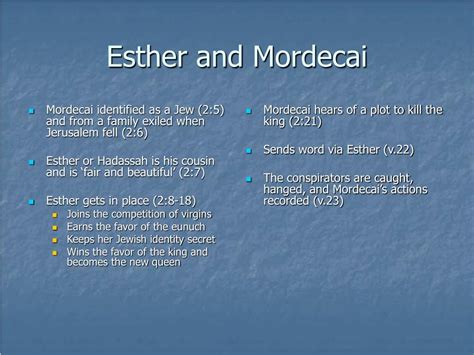 Ppt The Book Of Esther Powerpoint Presentation Free Download Id